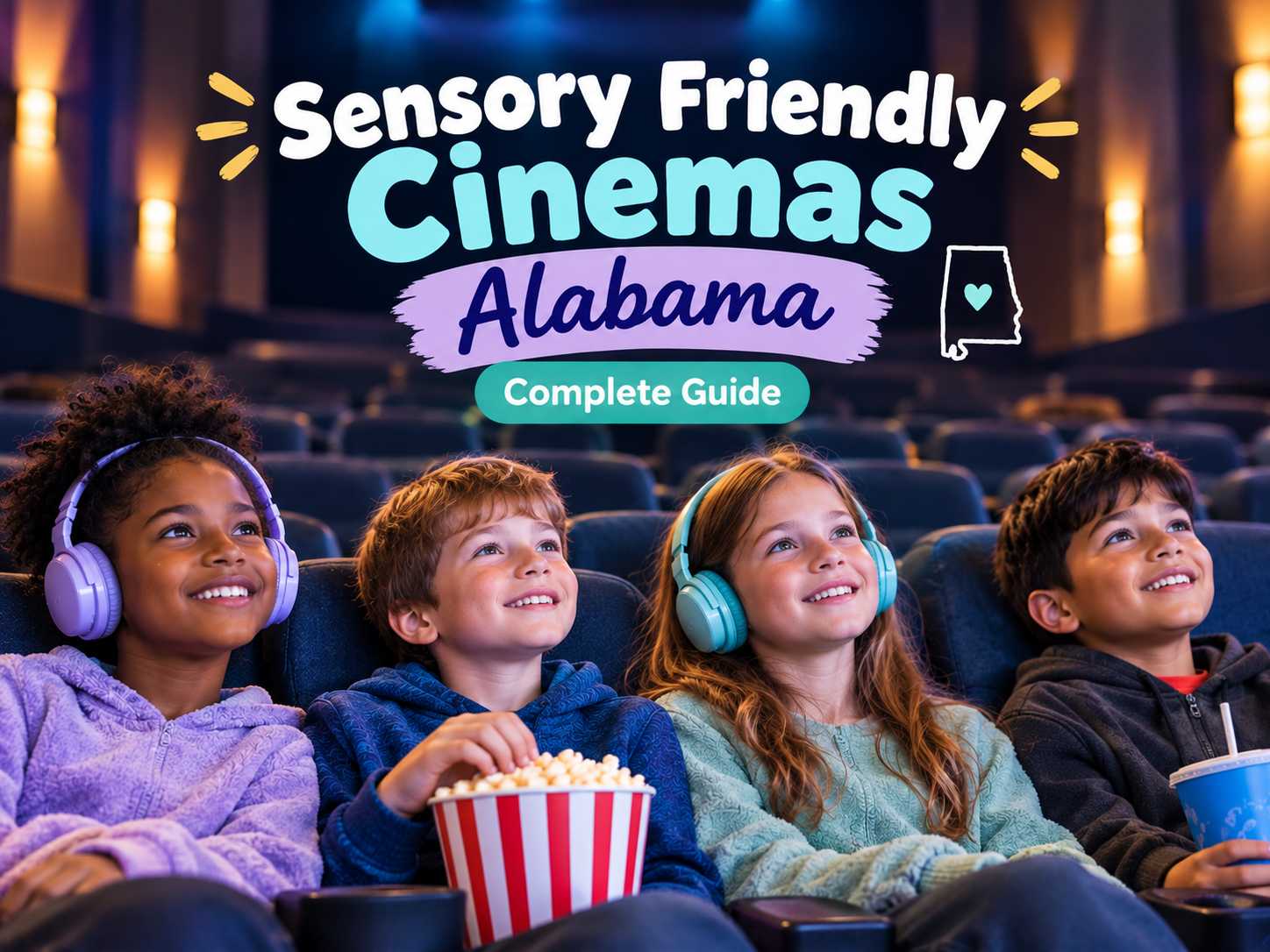 Sensory Friendly Cinemas in Alabama Complete Theater Directory, Sensory Triggers, and Booking Guide Sensory Friendly Cinemas in Alabama Complete Theater Directory, Sensory Triggers, and Booking Guide