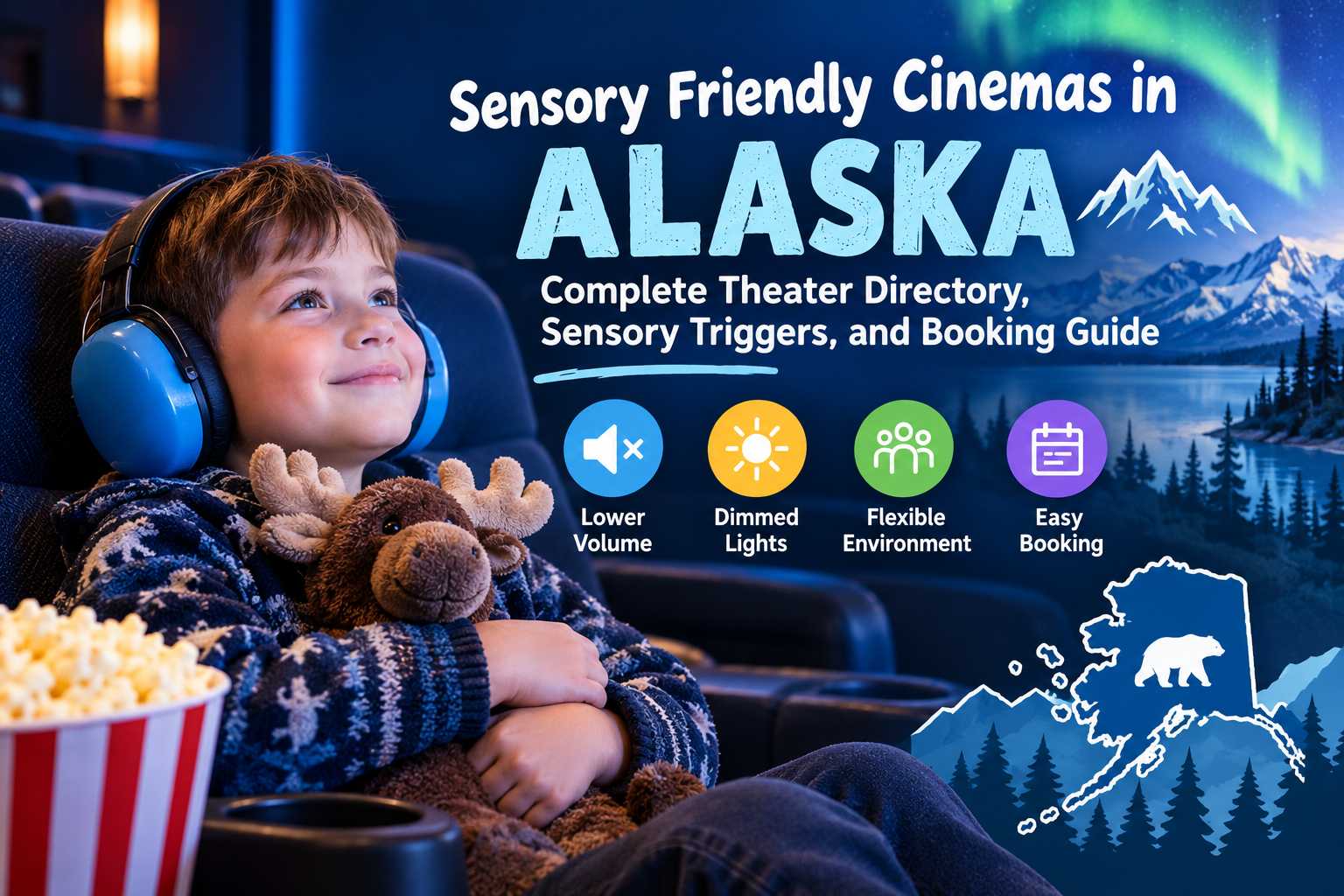 Sensory Friendly Cinemas in Alaska Complete Theater Directory, Sensory Triggers, and Booking Guide