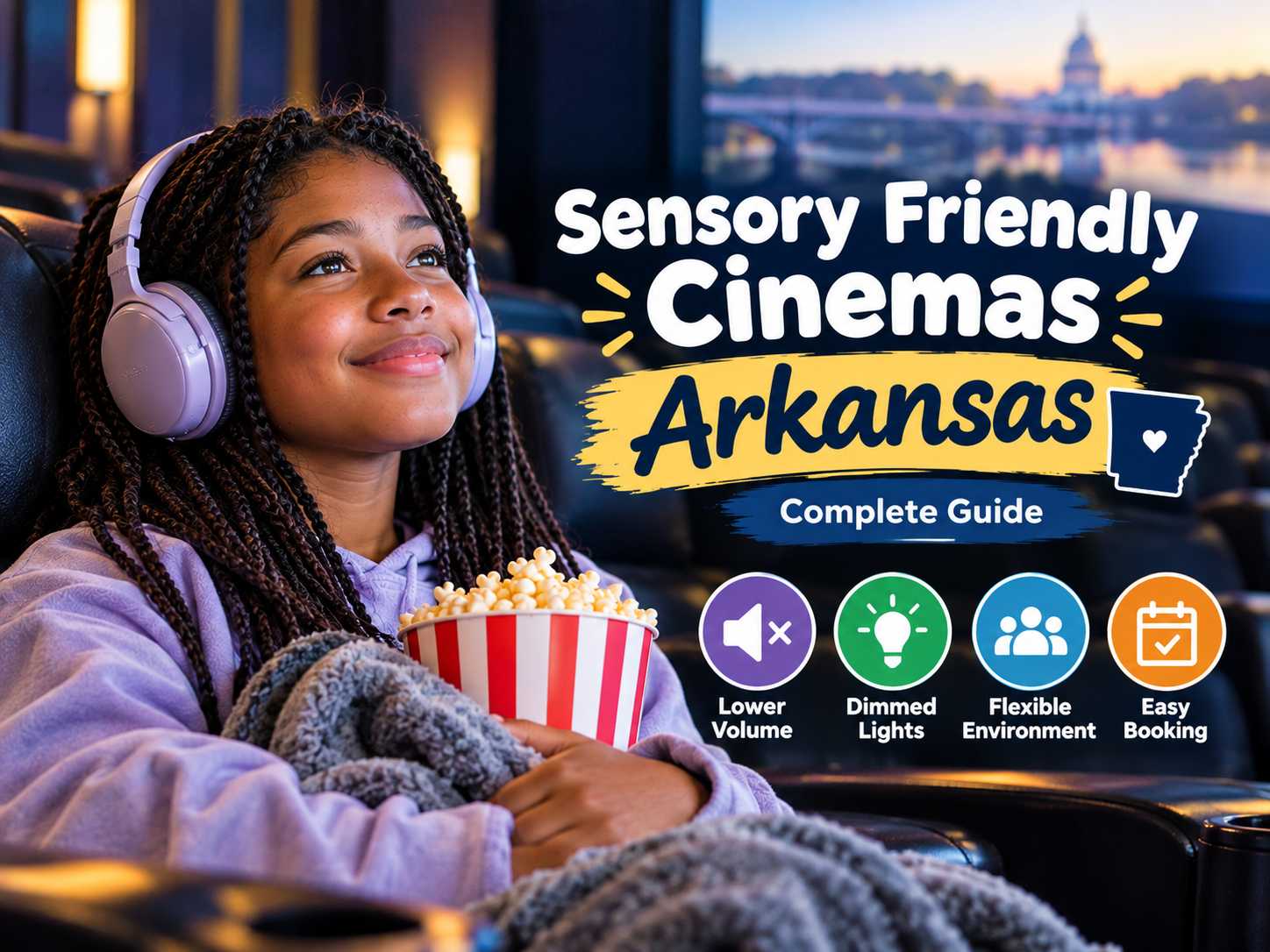 Sensory Friendly Cinemas in Arkansas Complete Theater Directory, Sensory Triggers, and Booking Guide