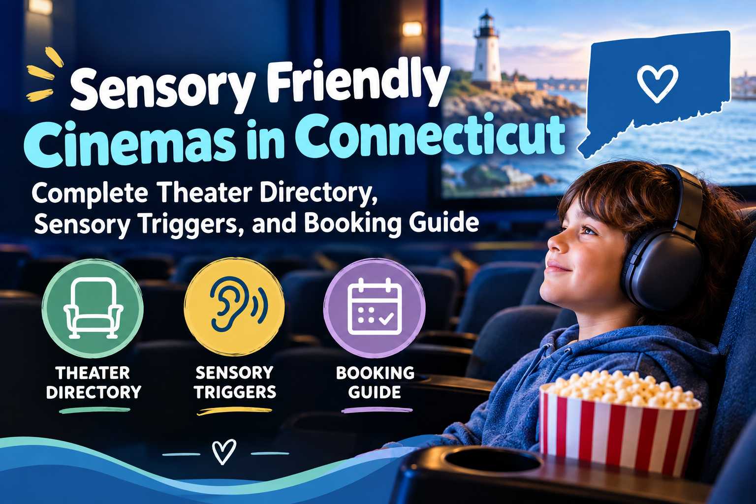 Sensory Friendly Cinemas in Connecticut Complete Theater Directory, Sensory Triggers, and Booking Guide