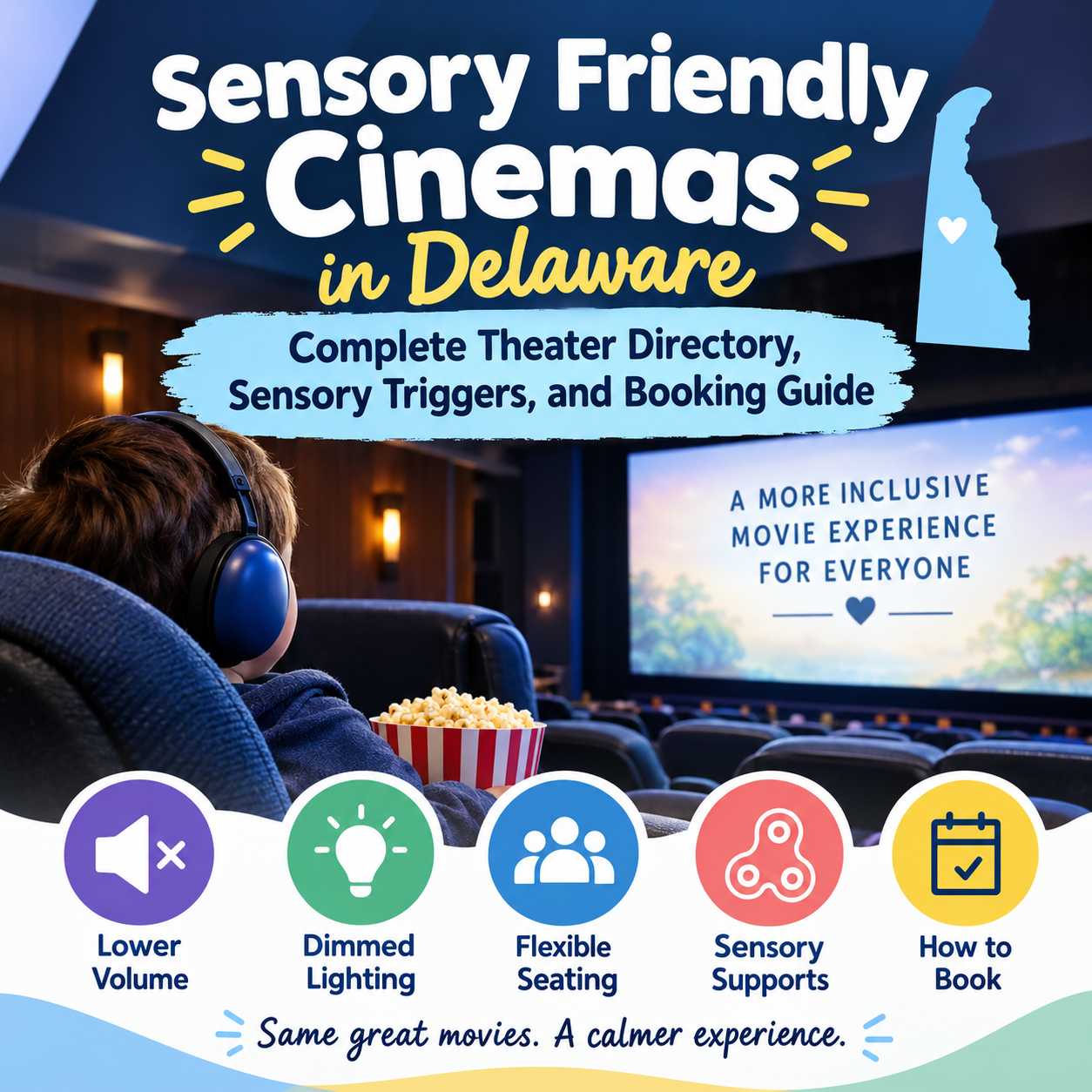 Sensory Friendly Cinemas in Delaware Complete Theater Directory, Sensory Triggers, and Booking Guide Sensory Friendly Cinemas in Delaware Complete Theater Directory, Sensory Triggers, and Booking Guide