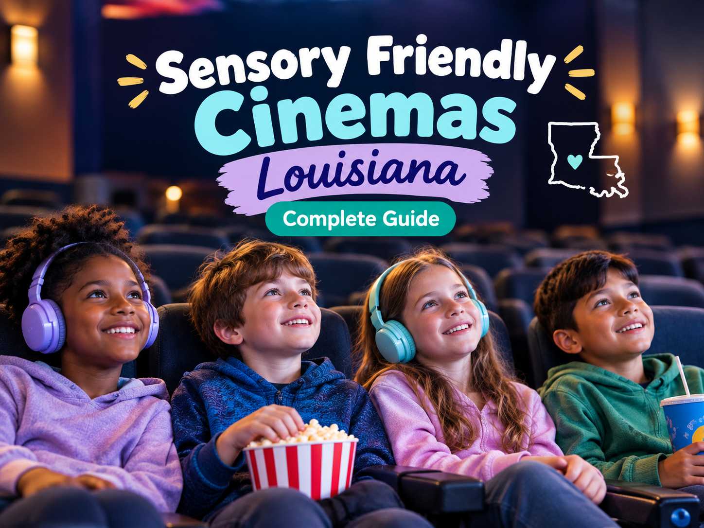 Sensory Friendly Cinemas in Louisiana Complete Theater Directory, Sensory Triggers, and Booking Guide Sensory Friendly Cinemas in Louisiana Complete Theater Directory, Sensory Triggers, and Booking Guide