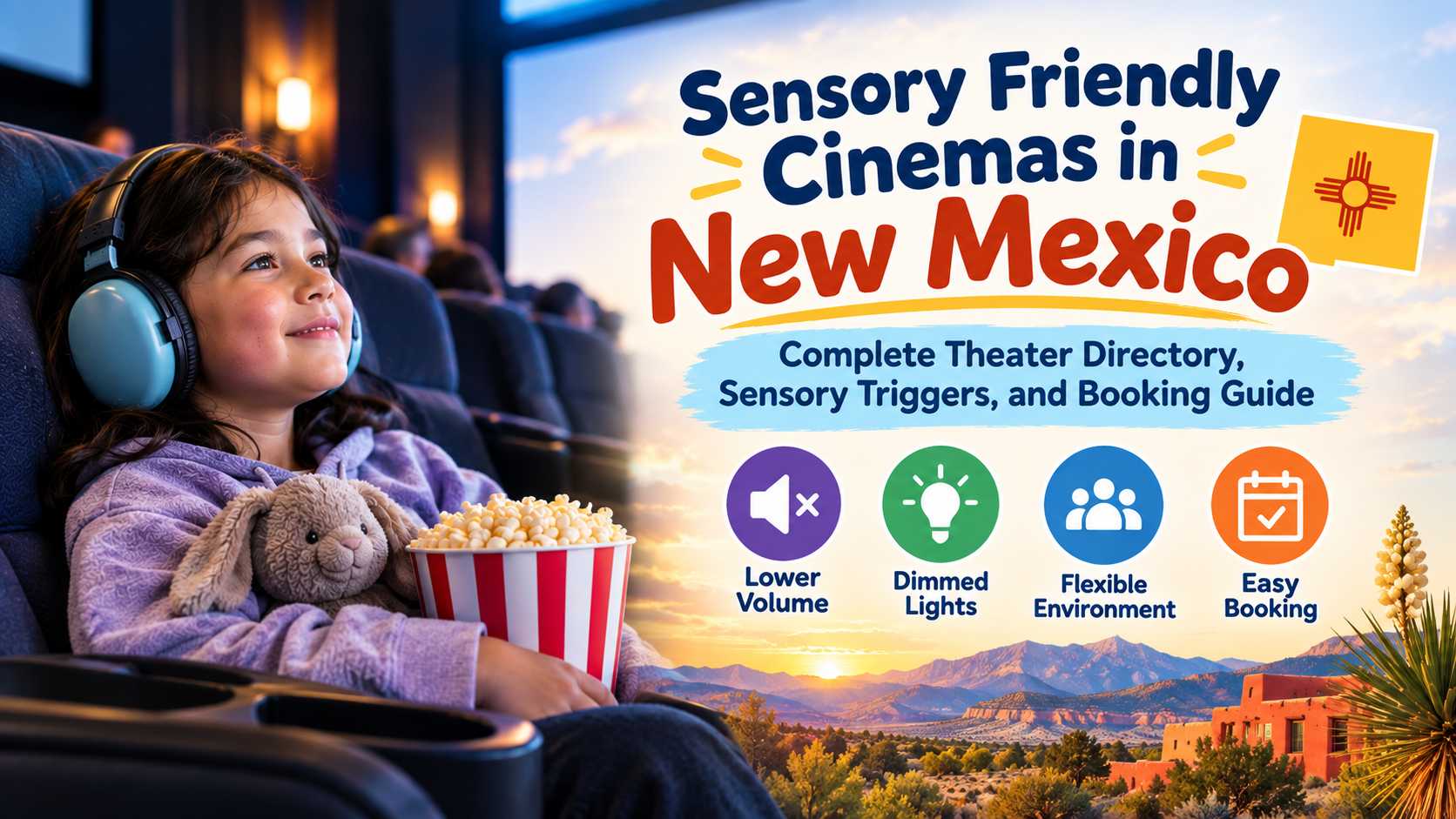 Sensory Friendly Cinemas in New Mexico Complete Theater Directory, Sensory Triggers, and Booking Guide