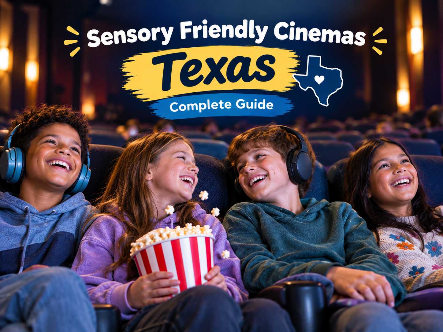 Sensory Friendly Cinemas in Texas Complete Theater Directory, Sensory Triggers, and Booking Guide Sensory Friendly Cinemas in Texas Complete Theater Directory, Sensory Triggers, and Booking Guide